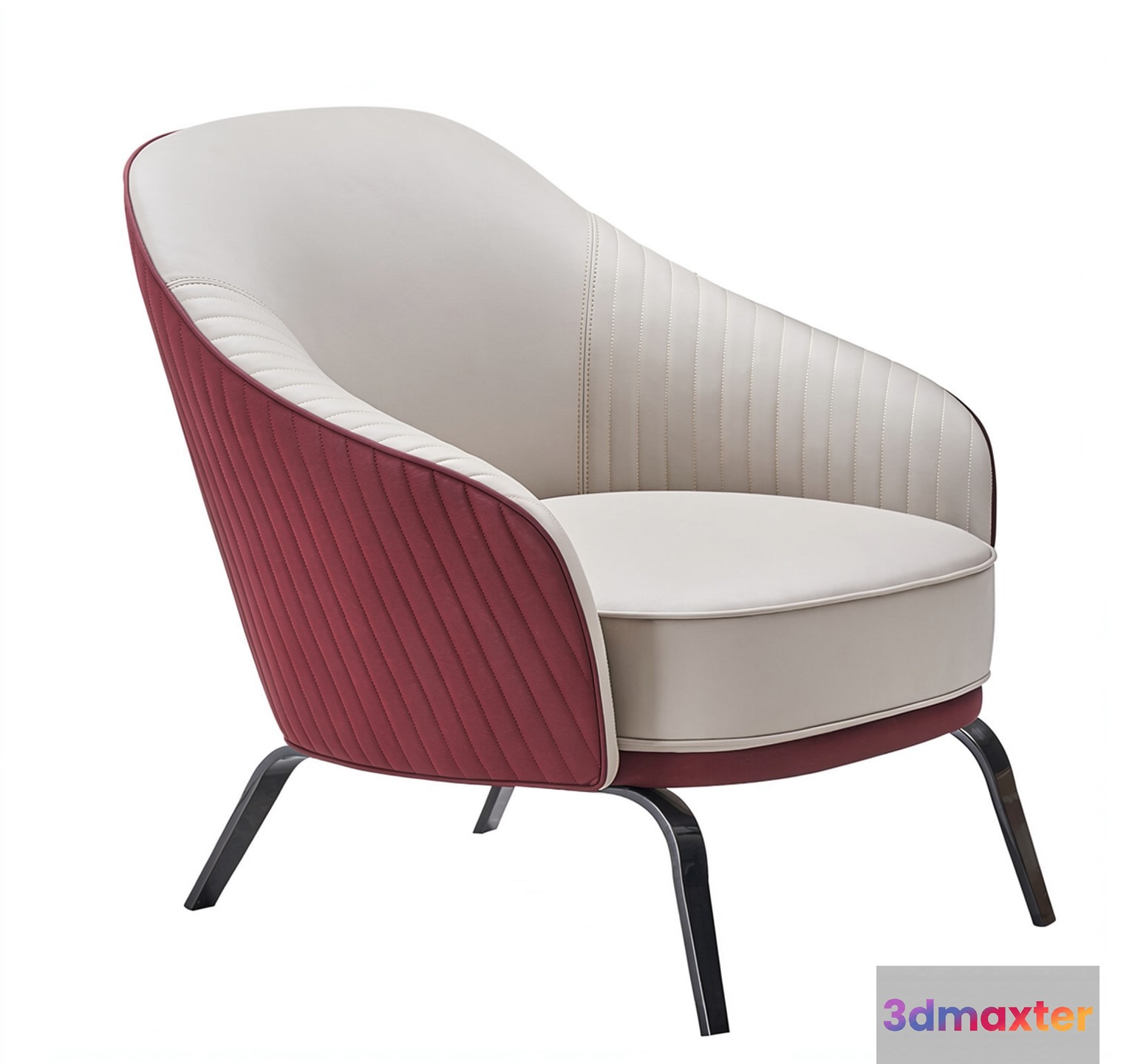 Modern White Chair 3D Model - 13144 - VRAY Render