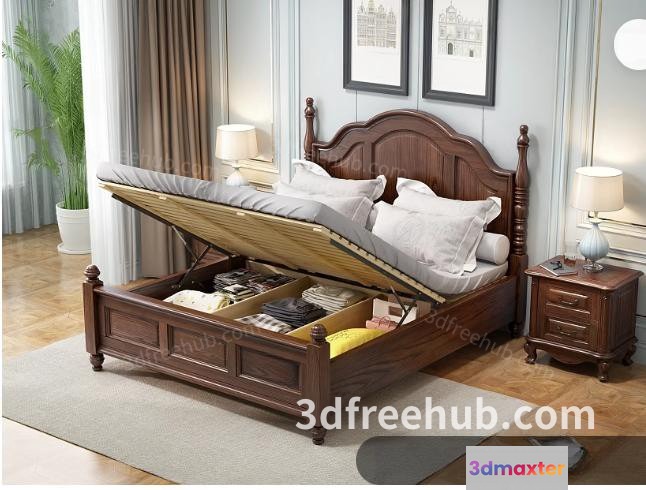 Cozy Bedroom 3D Model - 20916 - VRAY Render