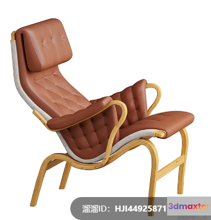 Wooden Chair 3D Model - 2525 - VRAY Render