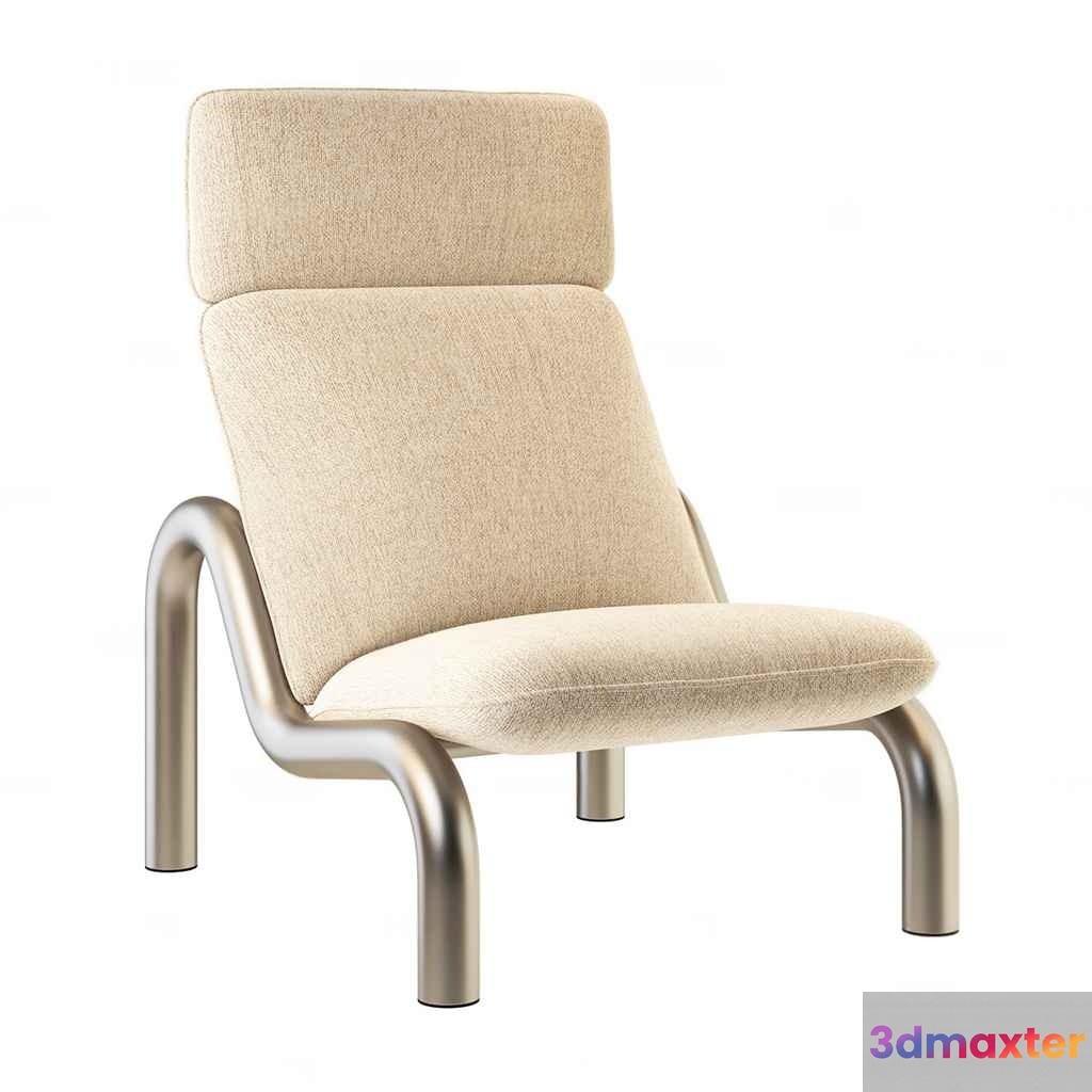 Modern Metal Chair 3D Model - 13475 - CORONA Render