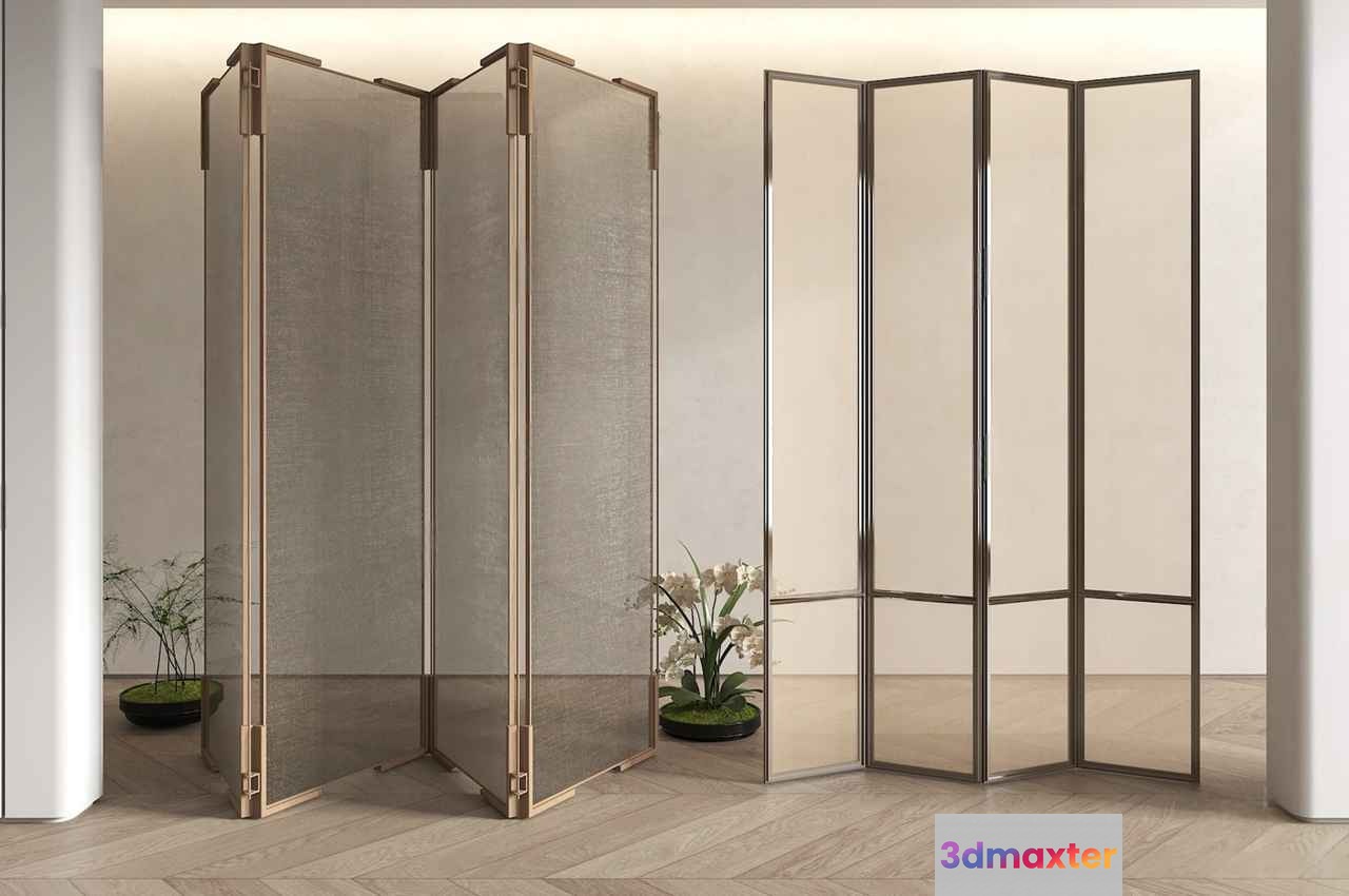 A Room Divider 3D Model - 4050 - VRAY Render