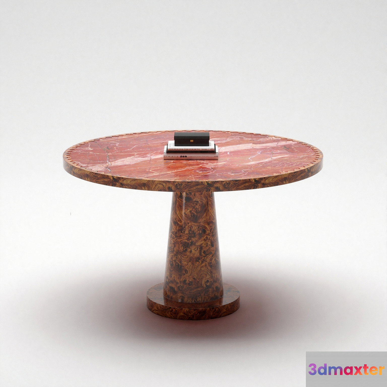 A Small Round Table 3D Model - 20309 - CORONA Render