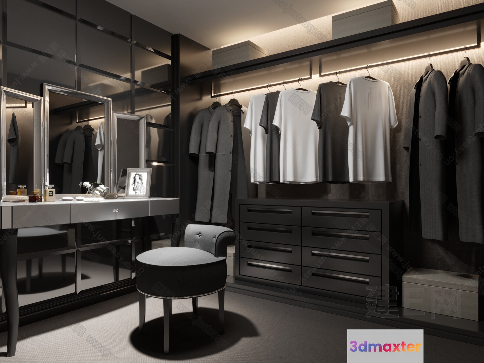 Cozy Bedroom 3D Model - 1918 - VRAY Render