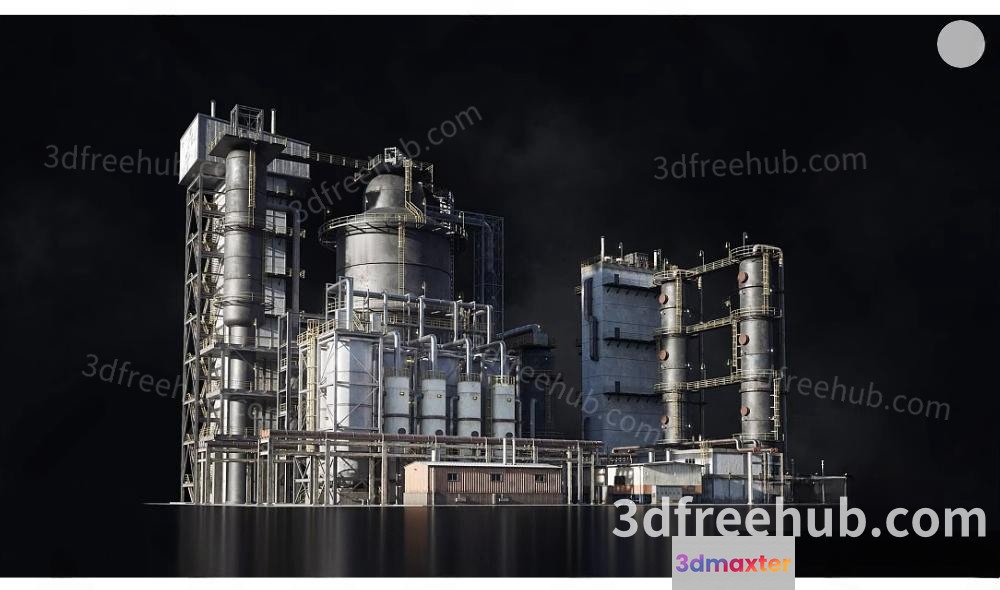 Industrial Equipment 3D Model - 16102 - VRAY Render