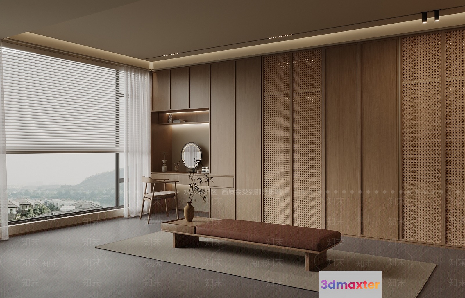 Modern Minimalist Room 3D Model - 15759 - VRAY Render