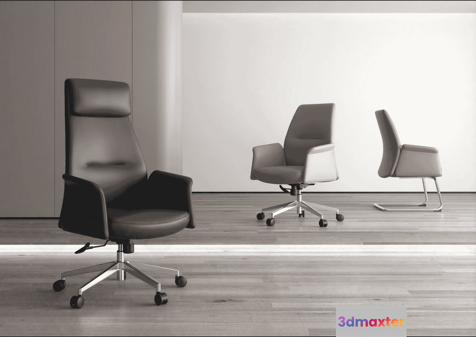 Modern Office Chairs 3D Model - 14378 - VRAY Render
