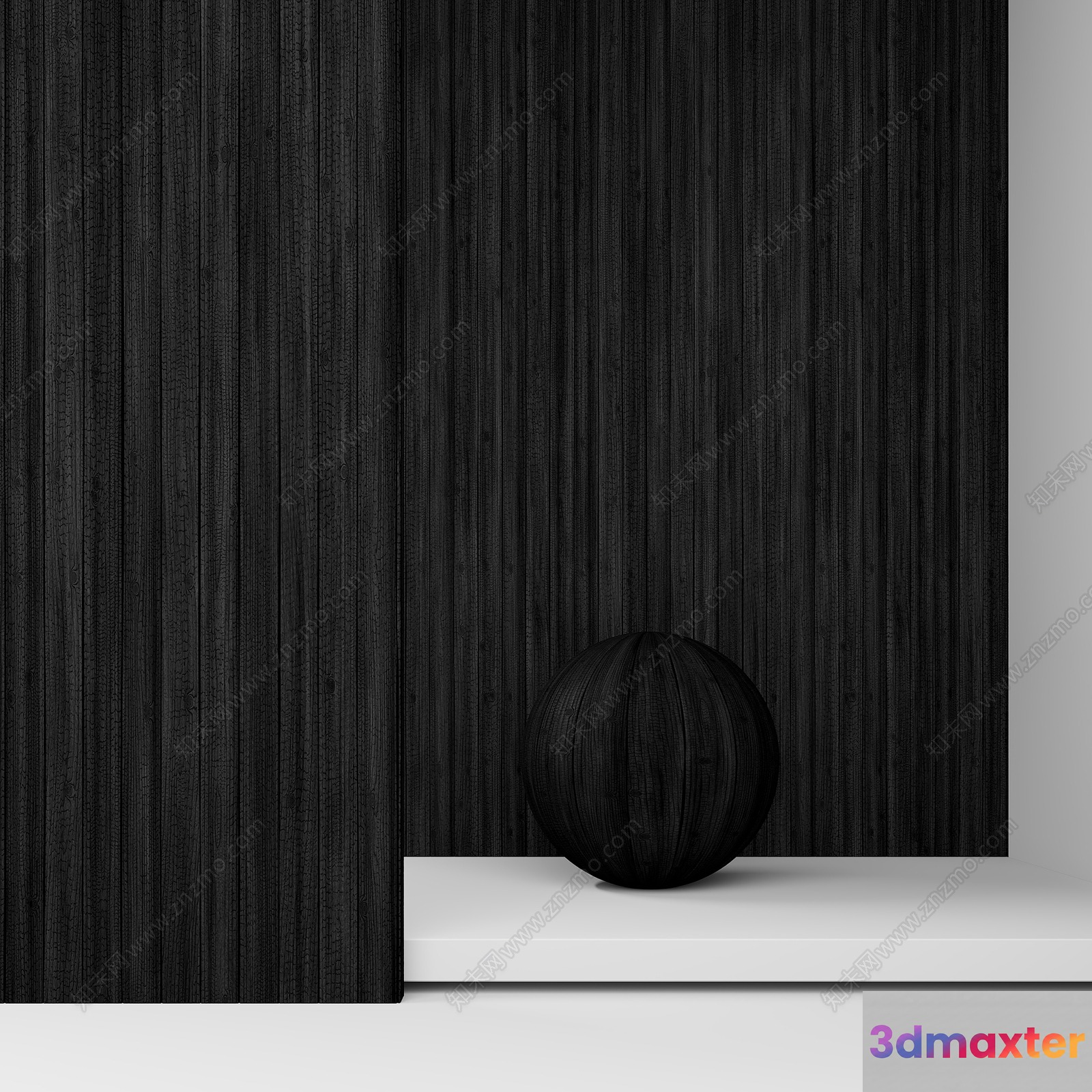 Modern Wooden Paneling 3D Model - 14814 - CORONA Render
