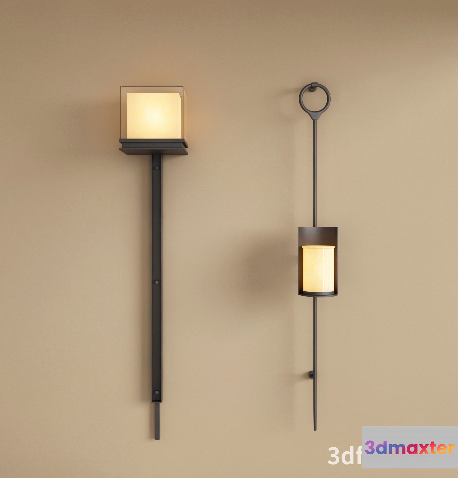 Modern Outdoor Light Fixture 3D Model - 23620 - VRAY Render