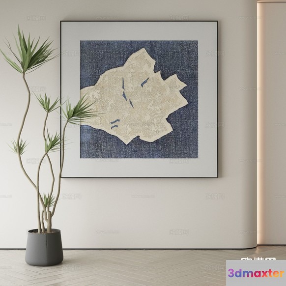 Abstract Artwork 3D Model - 17913 - VRAY Render