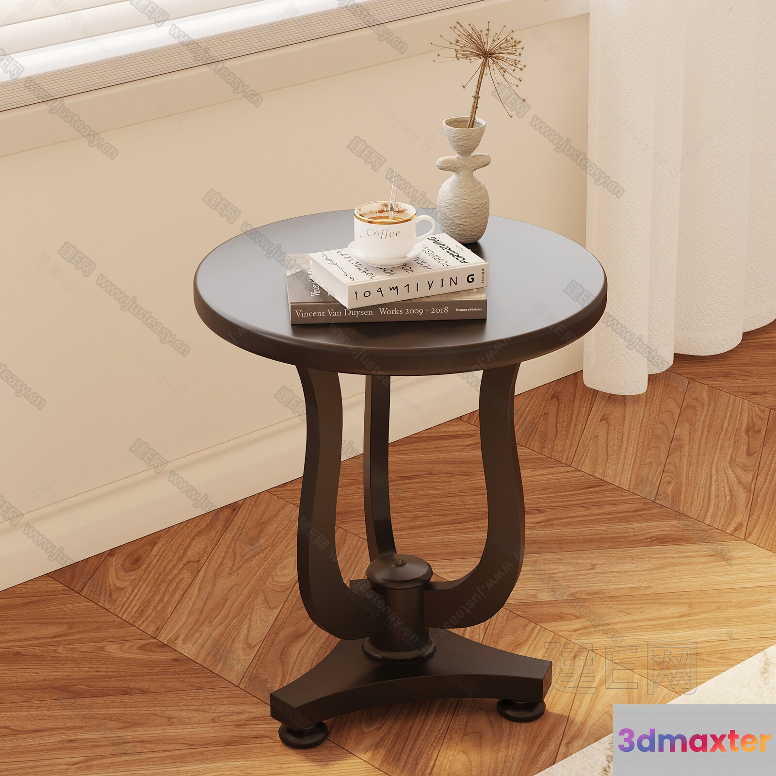 A Small Table 3D Model - 870 - VRAY Render