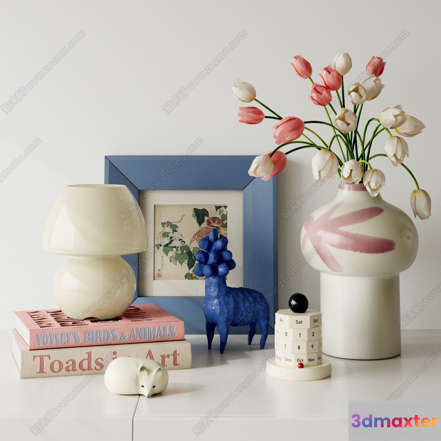 Modern Home Decor 3D Model - 10242 - VRAY Render