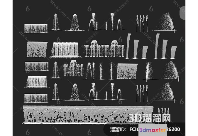 A 3D Fountain Display 3D Model - 15431 - VRAY Render