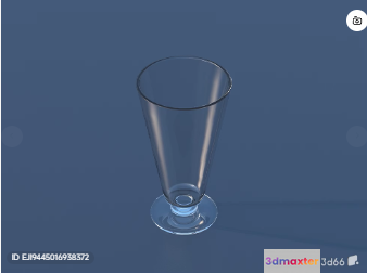 A Clear Glass Cup 3D Model - 4543 - VRAY Render