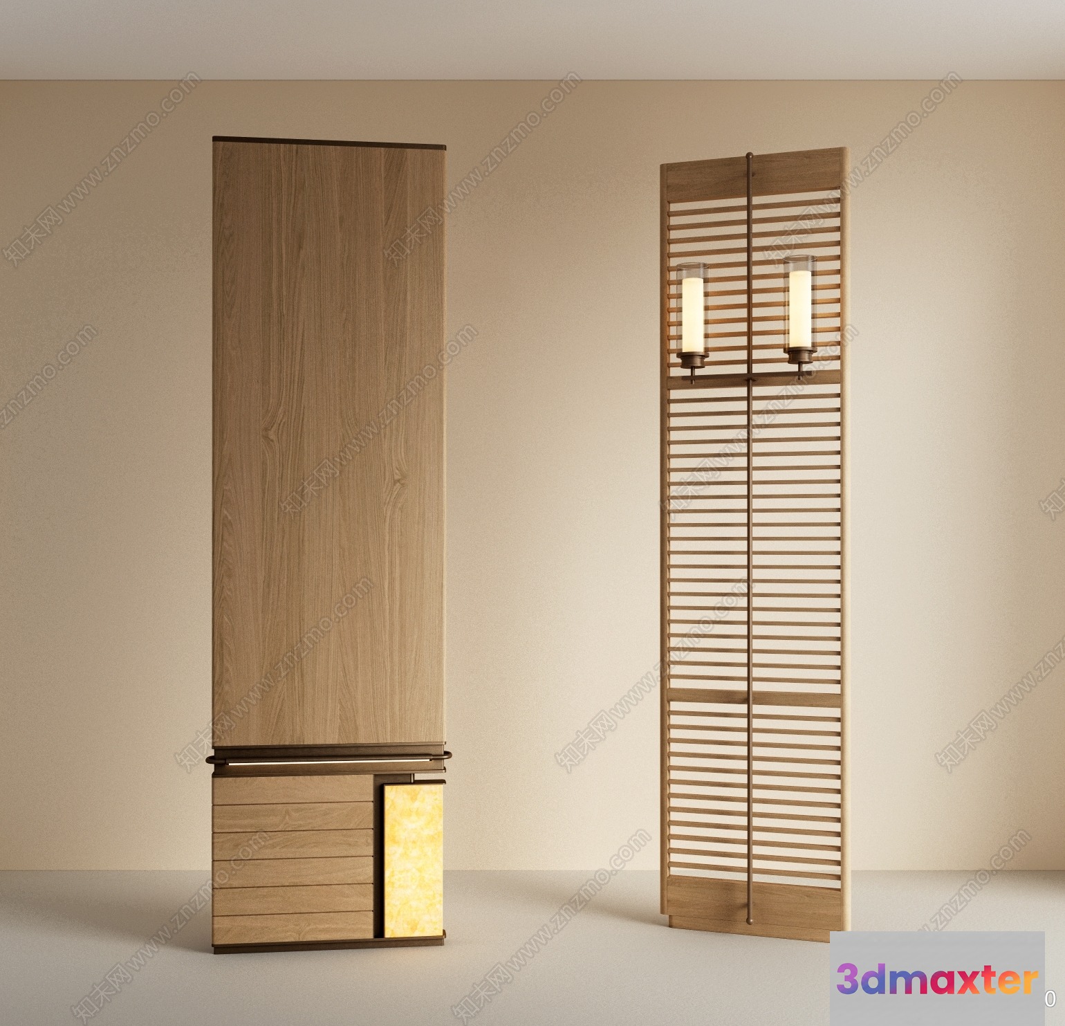 Modern Wooden Furniture 3D Model - 20367 - VRAY Render