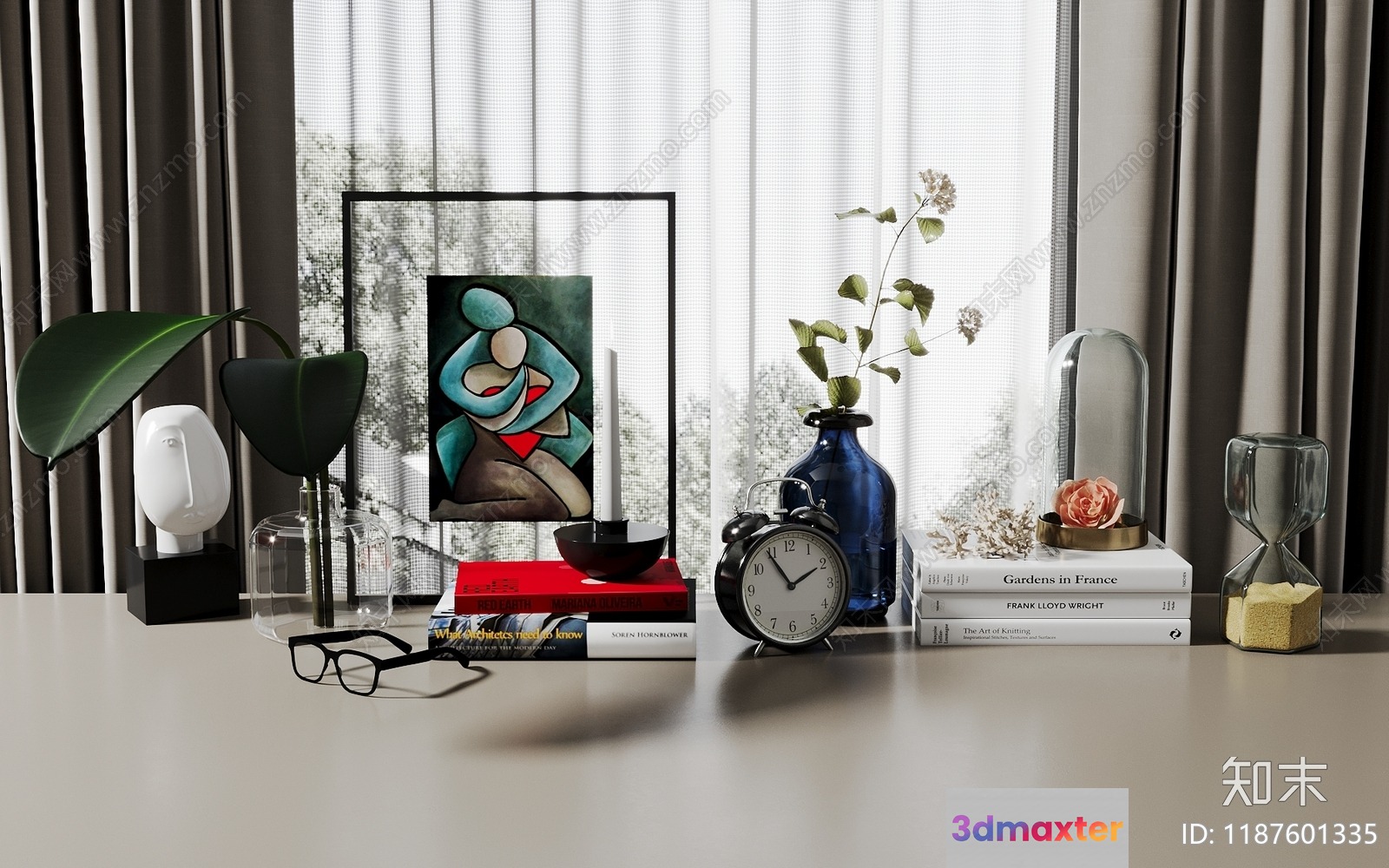 Modern Home Decor 3D Model - 10591 - VRAY Render