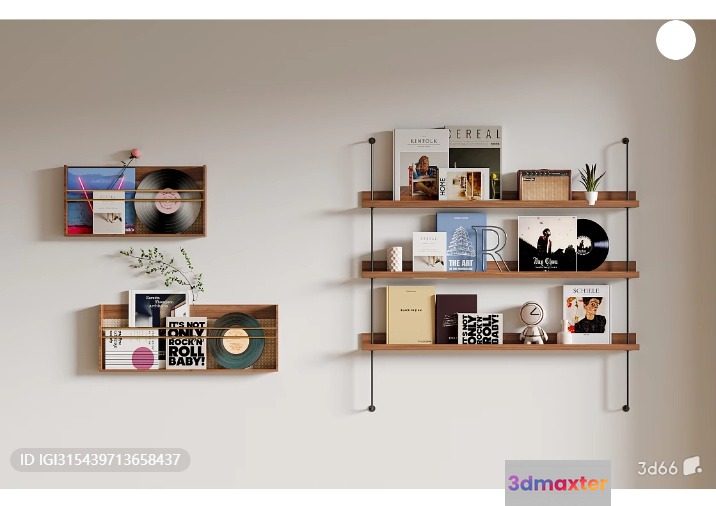 Cozy Music Nook 3D Model - 3994 - VRAY Render