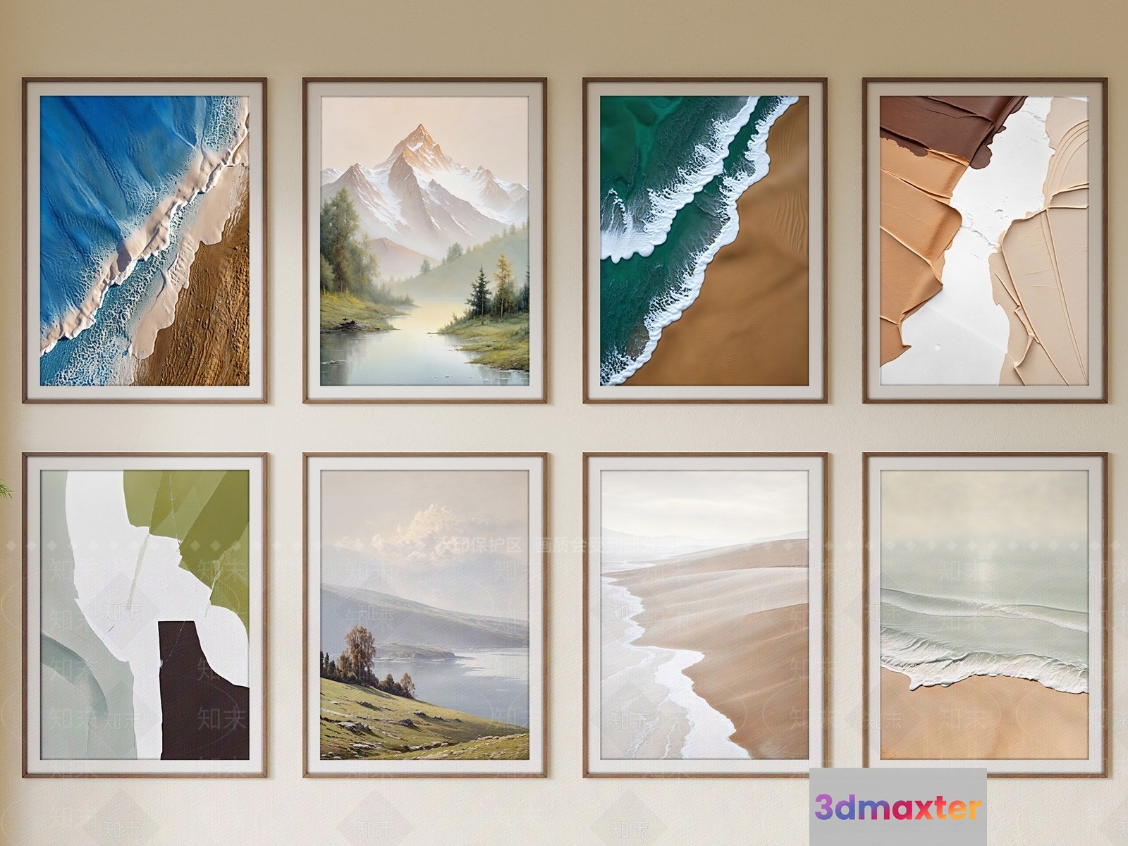 Coastal Art Gallery 3D Model - 15824 - CORONA Render