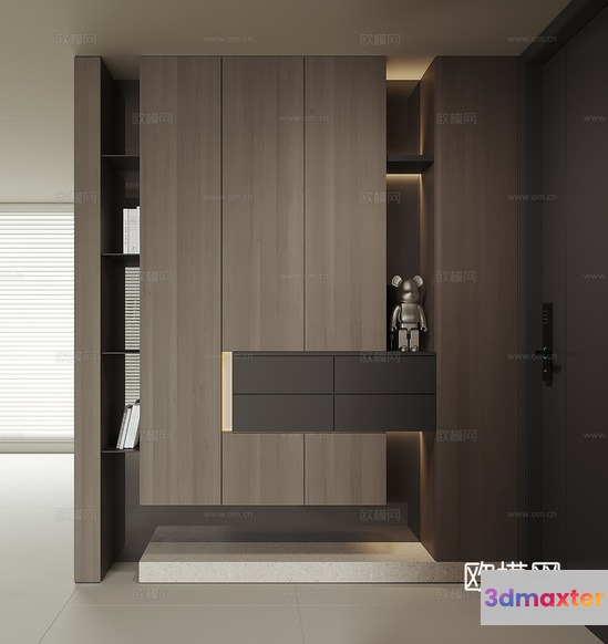 Modern Home Decor 3D Model - 1462 - VRAY Render