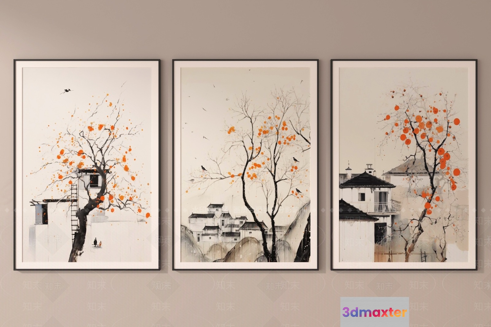 Artwork 3D Model - 11175 - VRAY Render