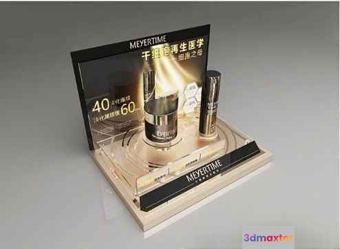 A Display Case For A Beauty Product 3D Model - 8444 - CORONA Render
