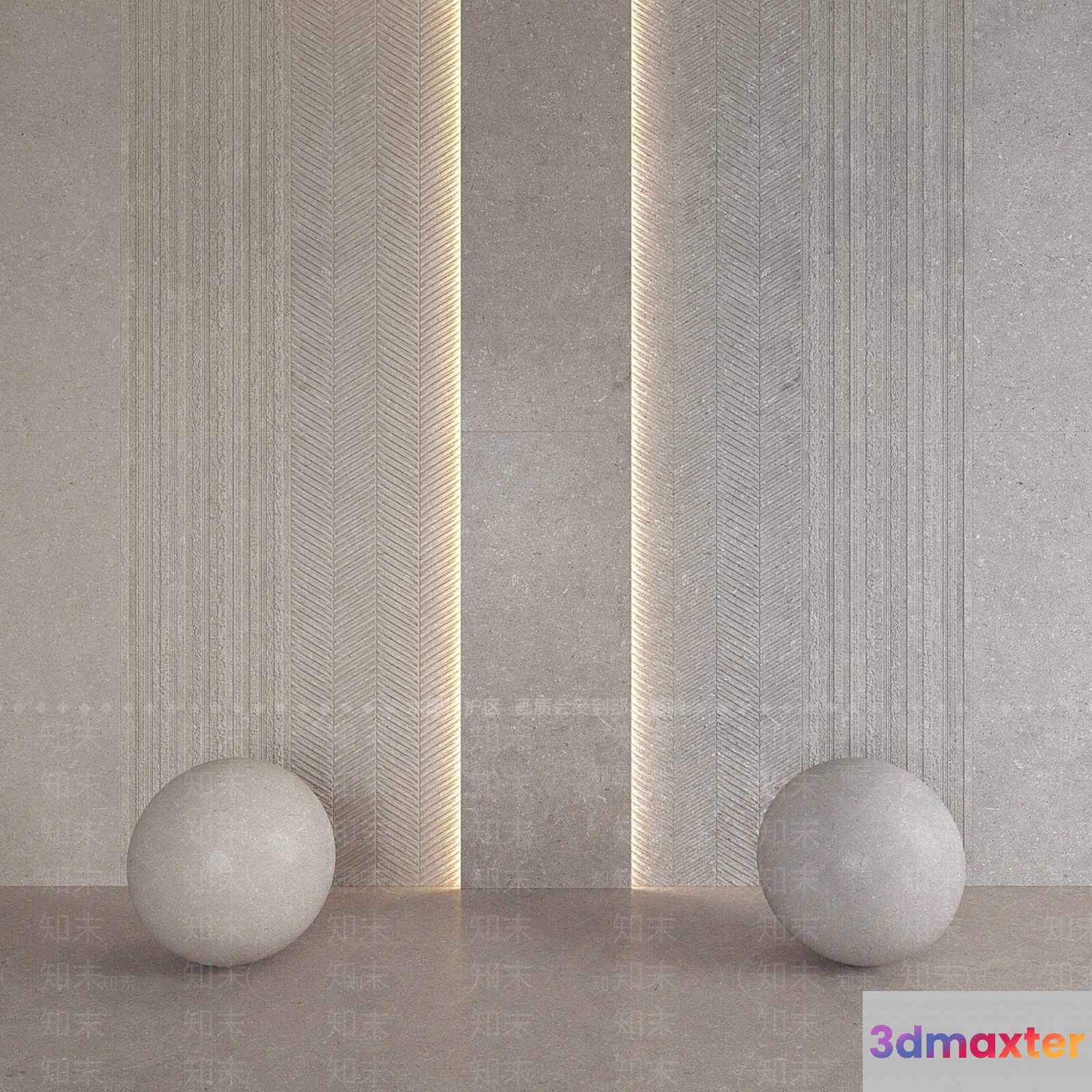 Modern Minimalist Decor 3D Model - 3623 - CORONA Render