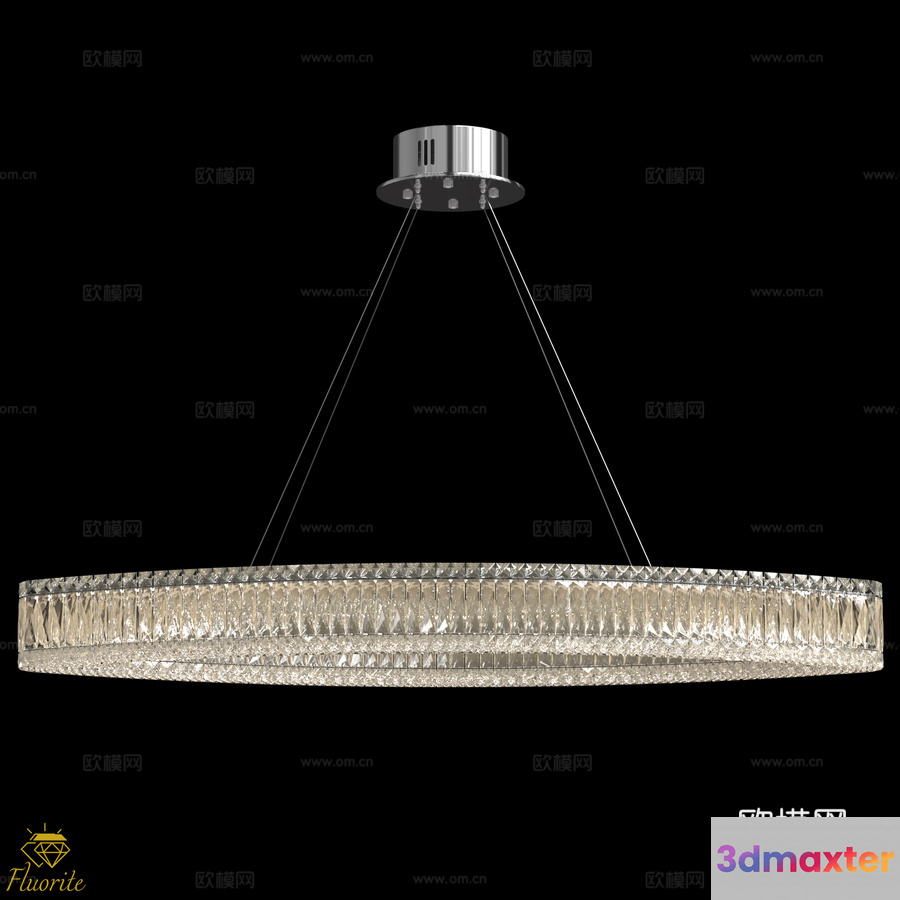 Gold Light Fixture 3D Model - 15357 - VRAY Render