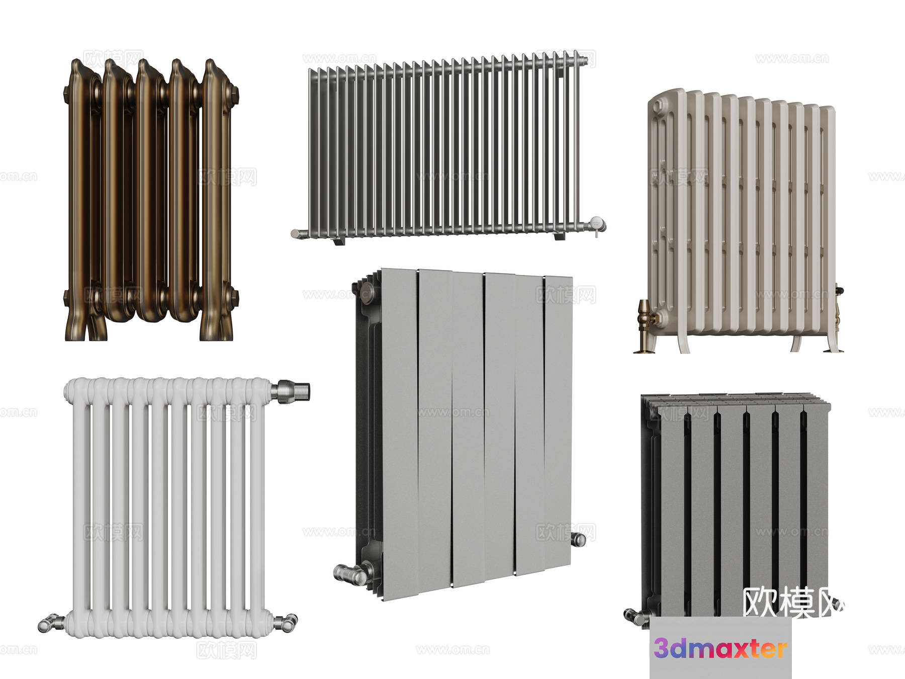 Examples Of Correct Answers: Radiators 3D Model - 15978 - VRAY Render