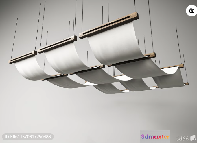 Modern Light Fixture 3D Model - 1204 - VRAY Render