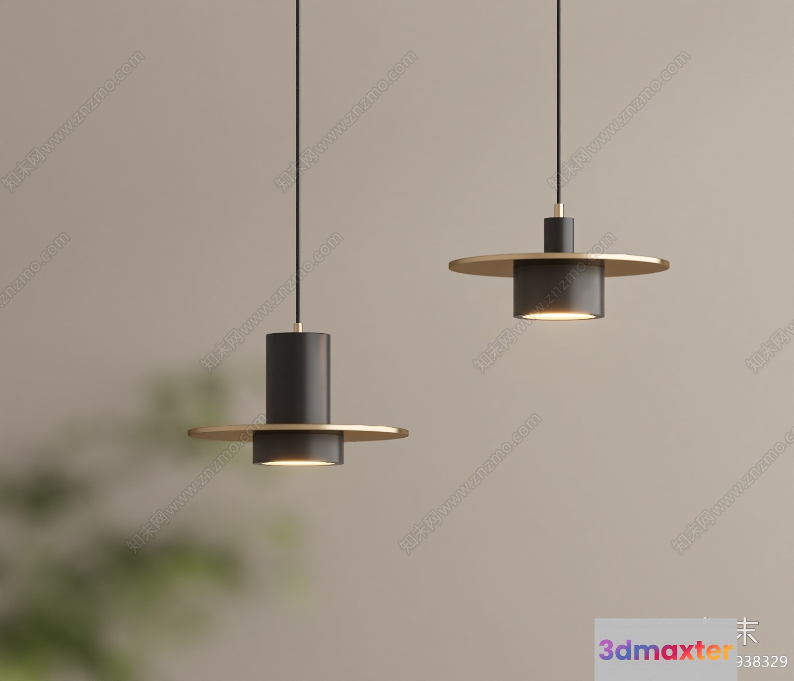 Modern Hanging Light Fixtures 3D Model - 2112 - VRAY Render