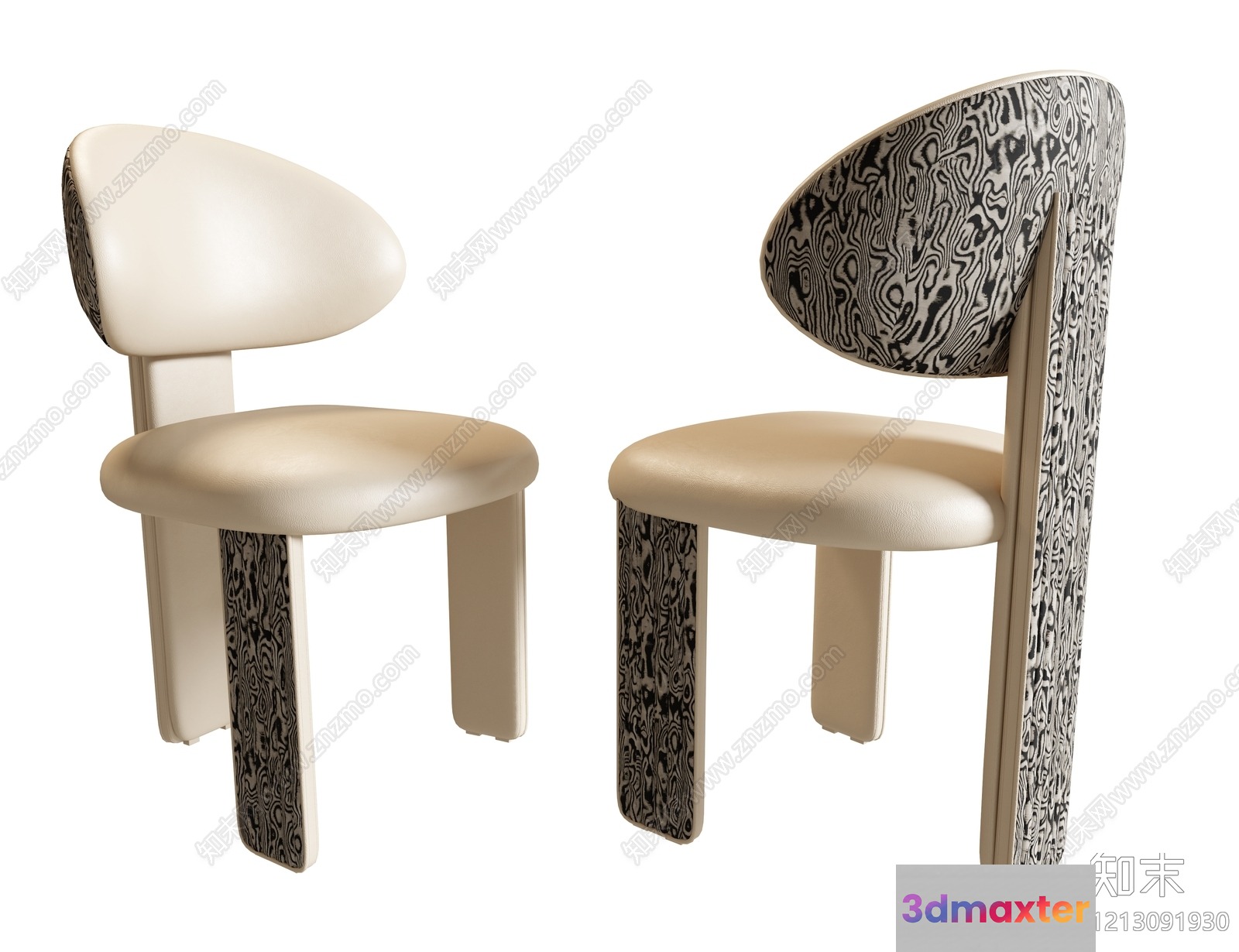 Modern Dining Chairs 3D Model - 4997 - VRAY Render