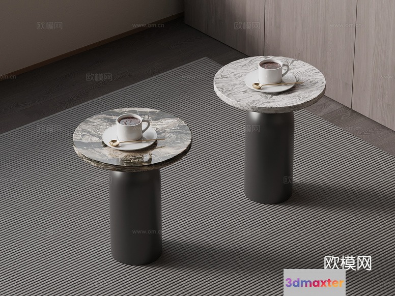 Modern Small Tables 3D Model - 6783 - VRAY Render