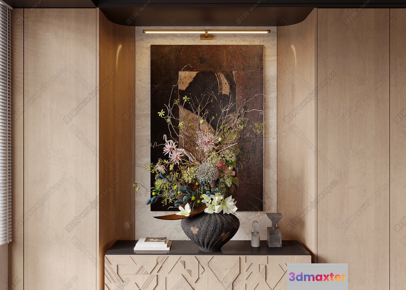 Modern Home Decor 3D Model - 14233 - CORONA Render