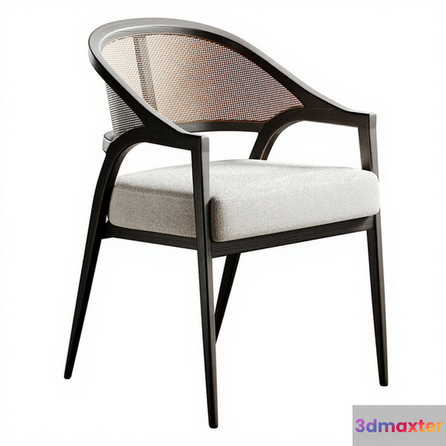 A Modern Wooden Chair 3D Model - 9607 - CORONA Render
