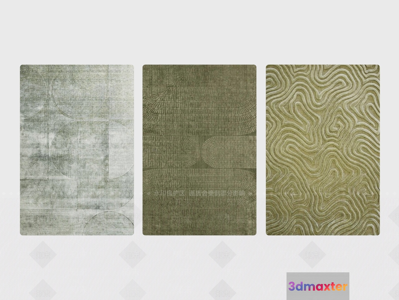 The Main Subject Is A Rug And It Has A Pattern 3D Model - 7543 - VRAY Render