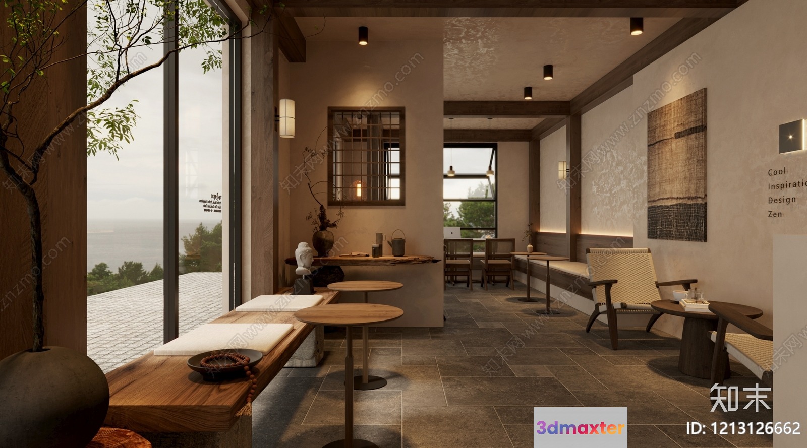 Modern Minimalist Room 3D Model - 4725 - VRAY Render