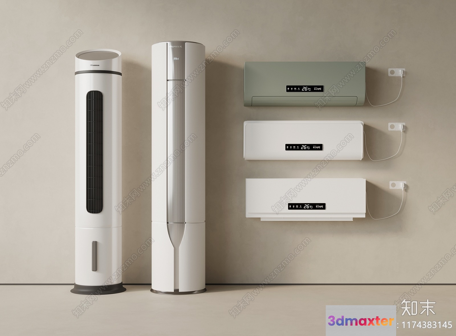 Modern Home Appliances 3D Model - 7776 - VRAY Render