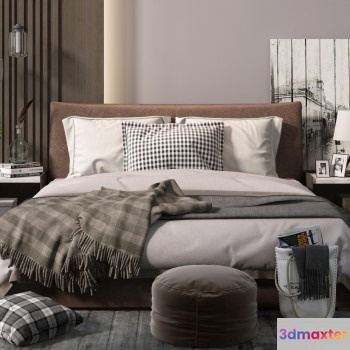 Cozy Bedroom 3D Model - 18576 - VRAY Render