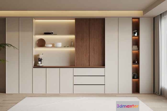 Modern Living Room 3D Model - 16721 - VRAY Render