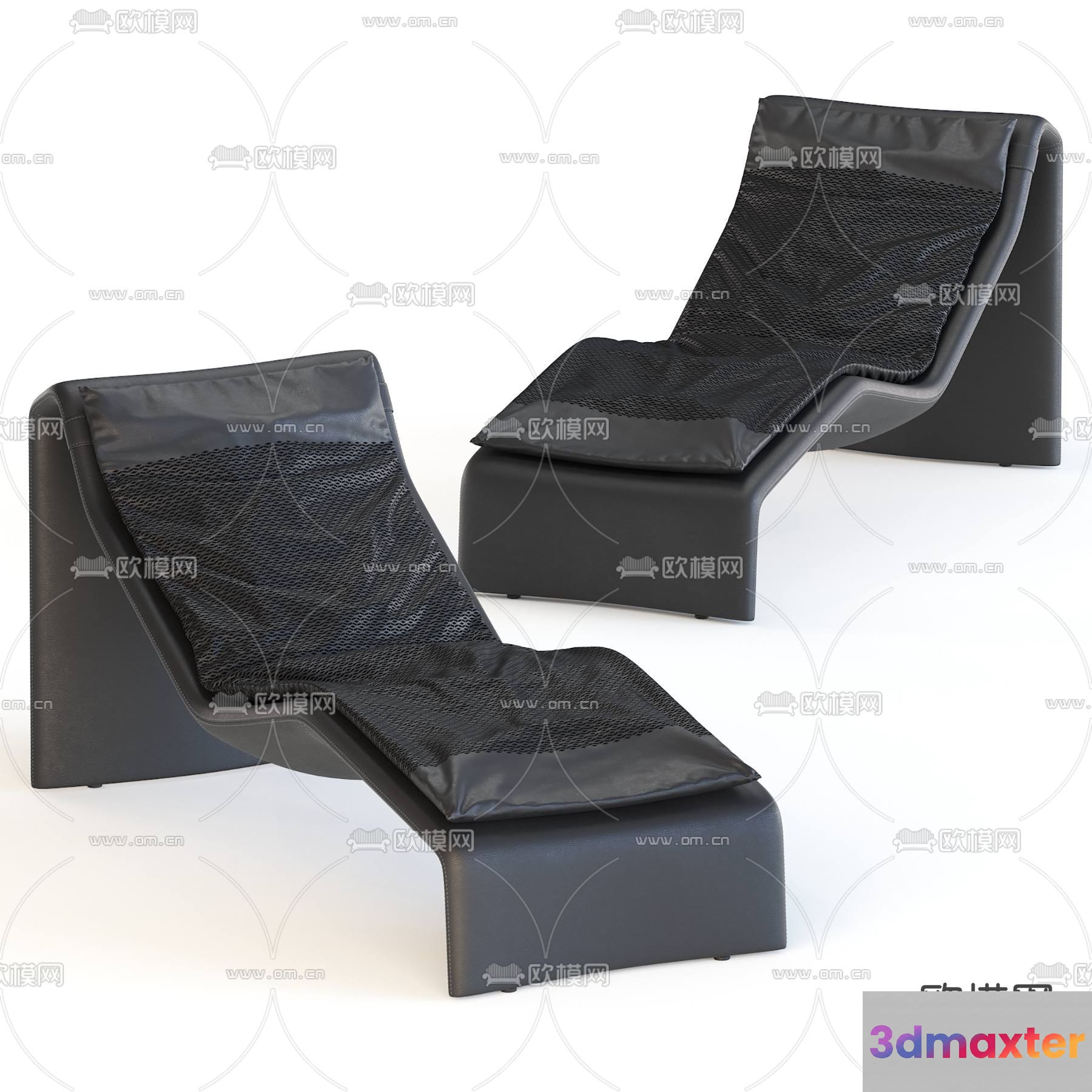 Modern Lounge Chairs 3D Model - 3166 - VRAY Render