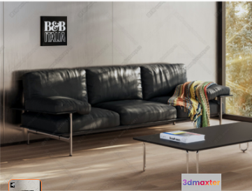 Modern Living Room 3D Model - 4475 - VRAY Render