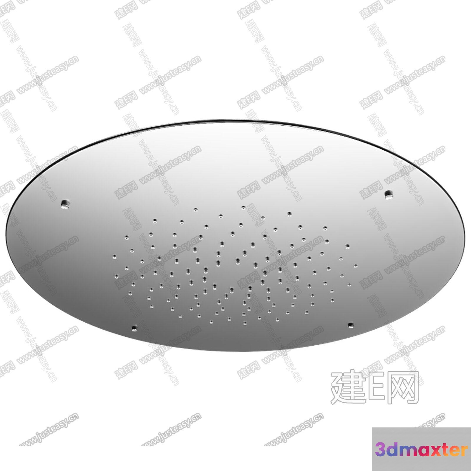 A Metal Shower Head 3D Model - 19011 - VRAY Render