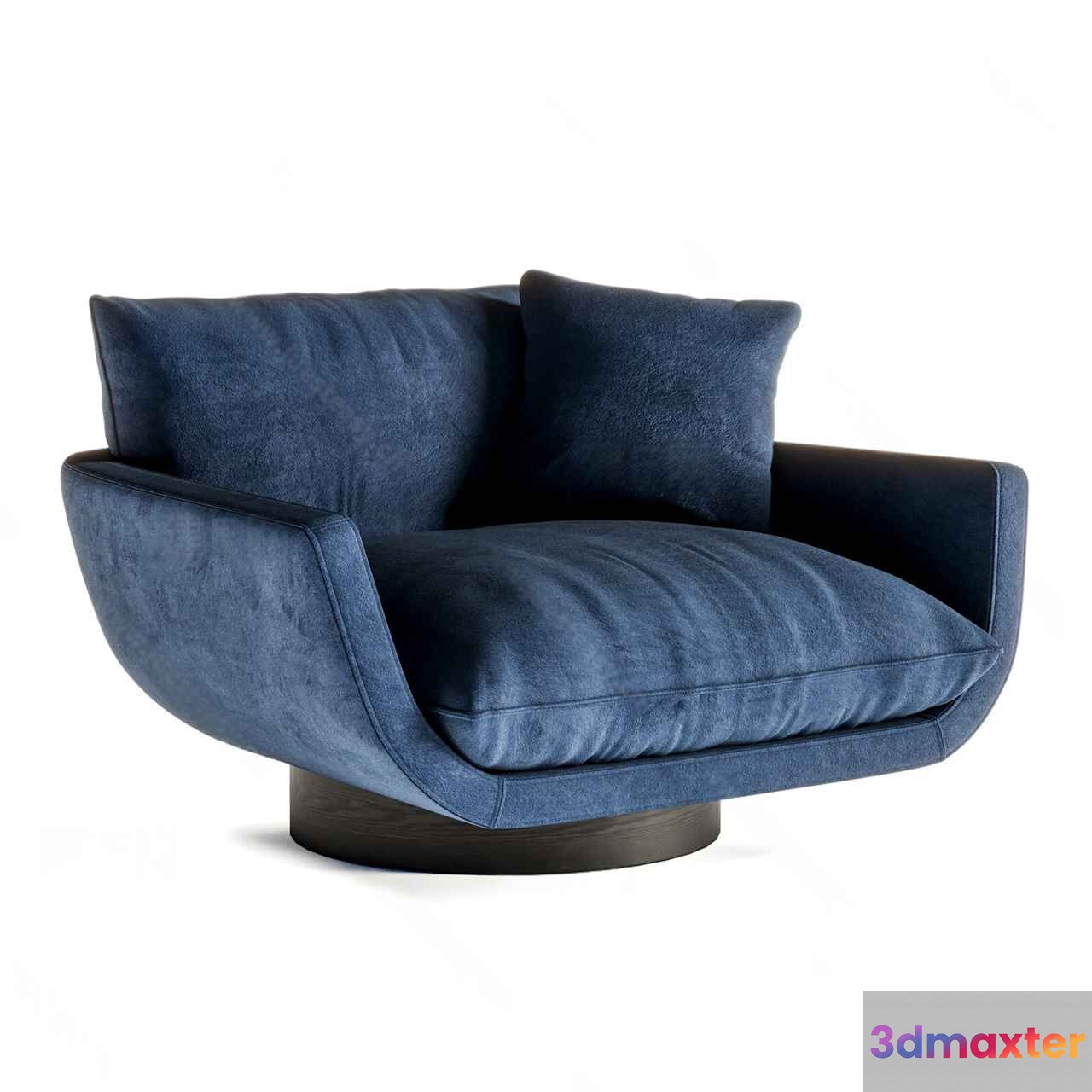 Modern Blue Chair 3D Model - 14512 - CORONA Render