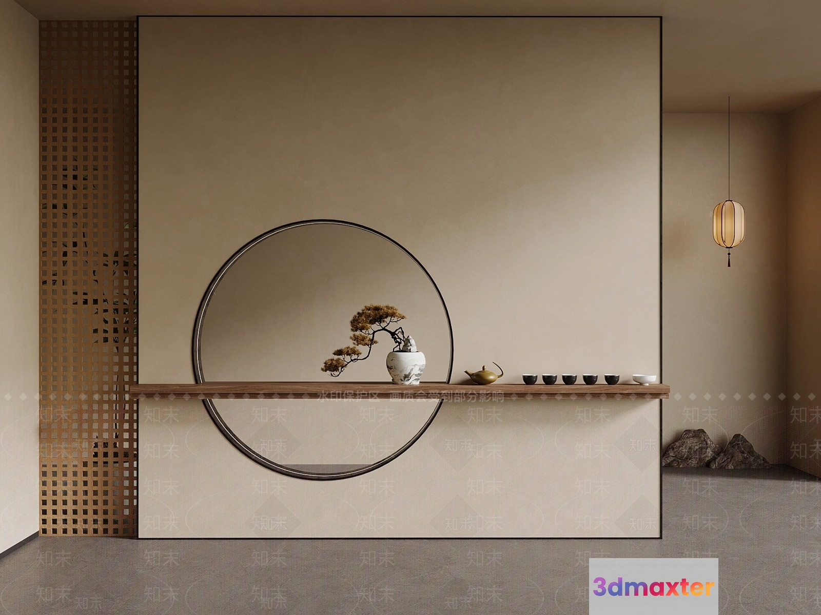 Modern Minimalist Interior 3D Model - 2267 - VRAY Render