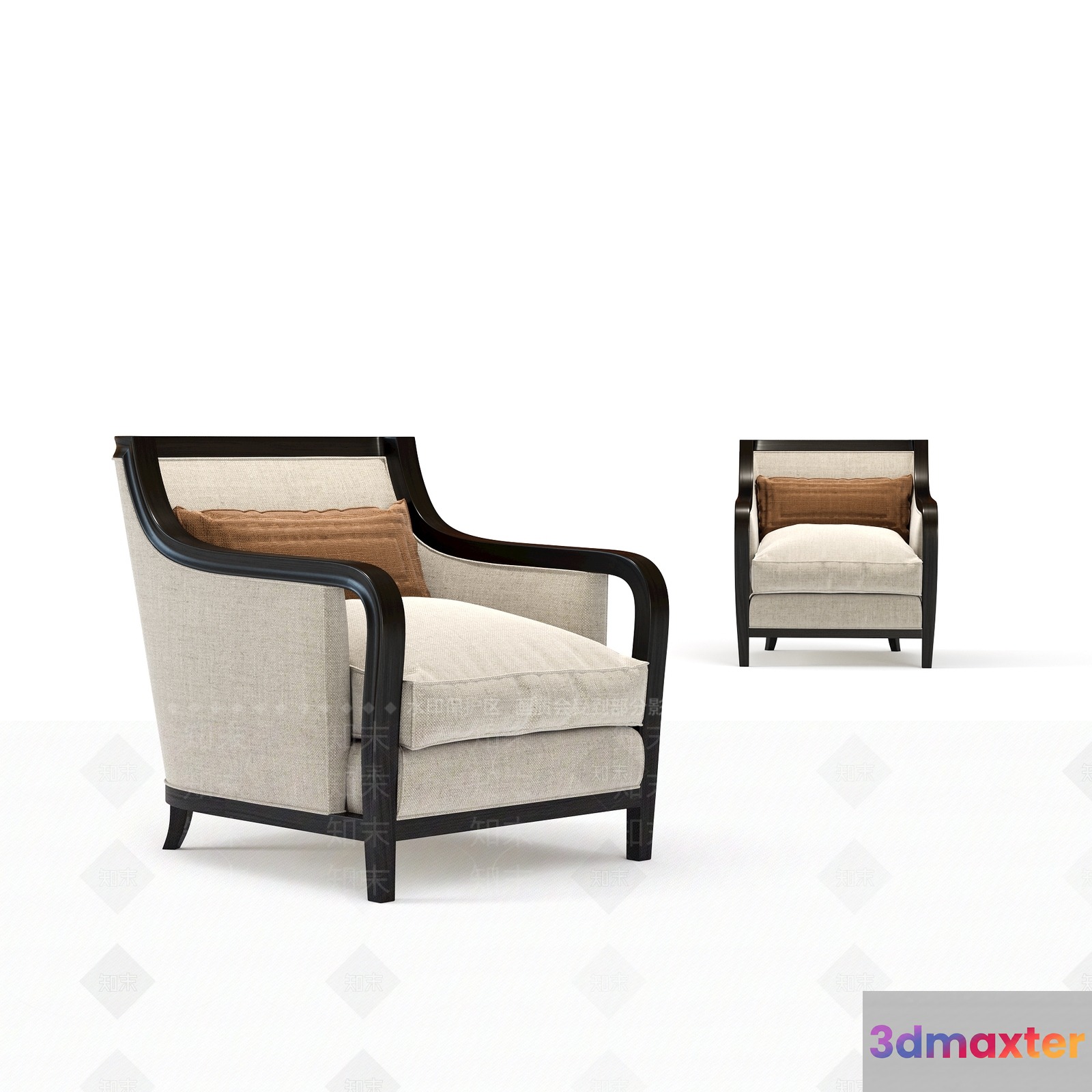 Modern Living Room 3D Model - 10916 - VRAY Render