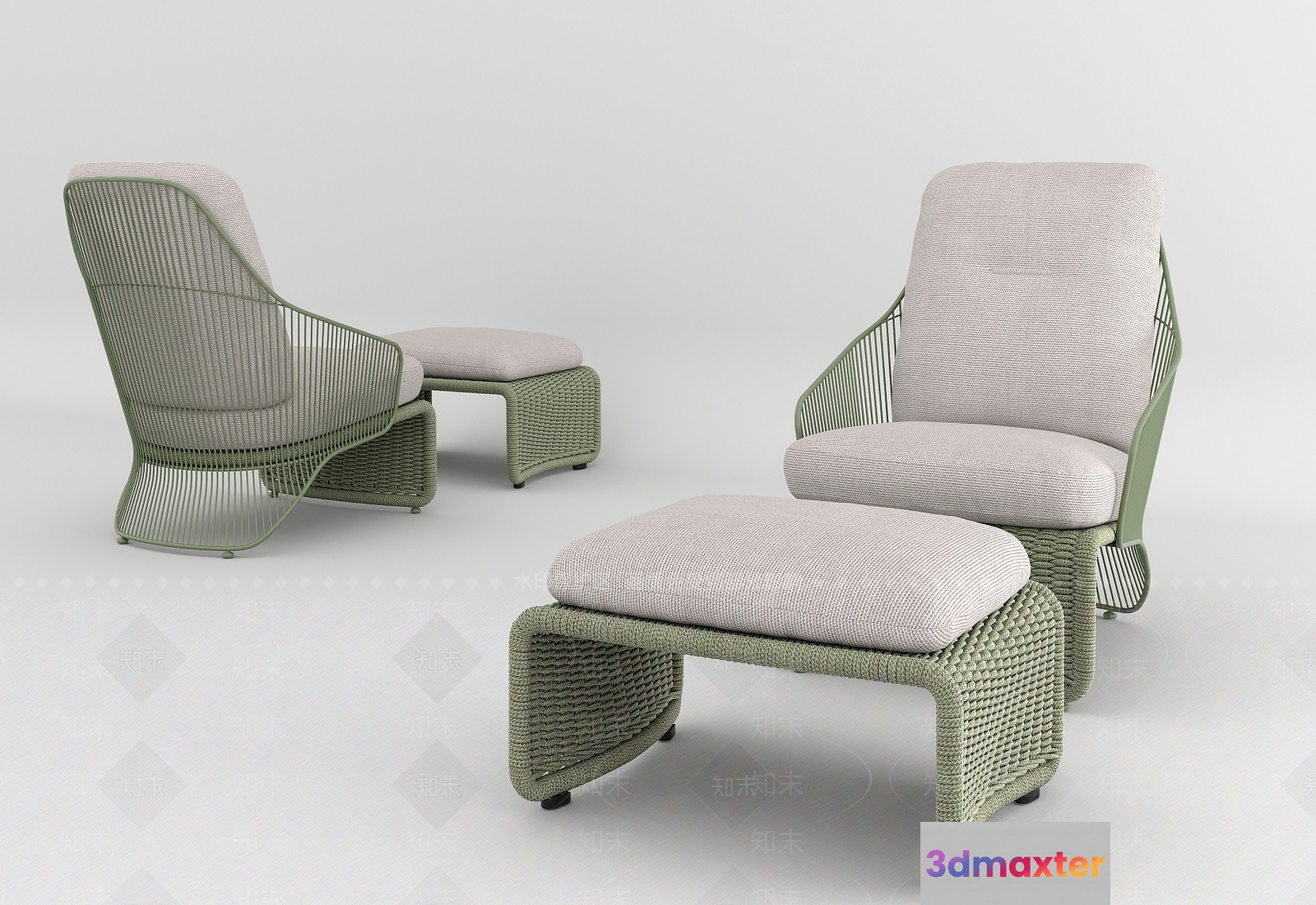Modern Patio Furniture 3D Model - 13713 - VRAY Render
