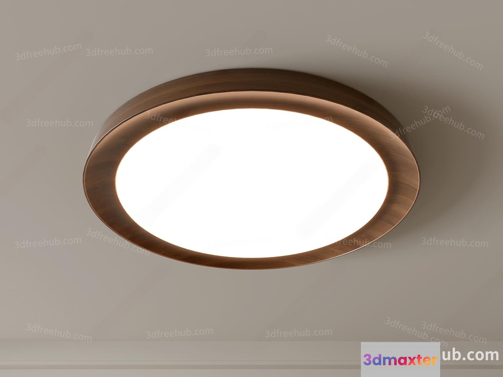 Gold Light Fixture 3D Model - 22969 - VRAY Render