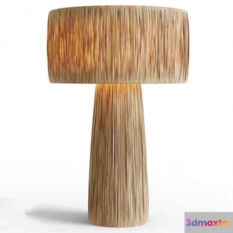 Gold Table Lamp 3D Model - 19436 - CORONA Render
