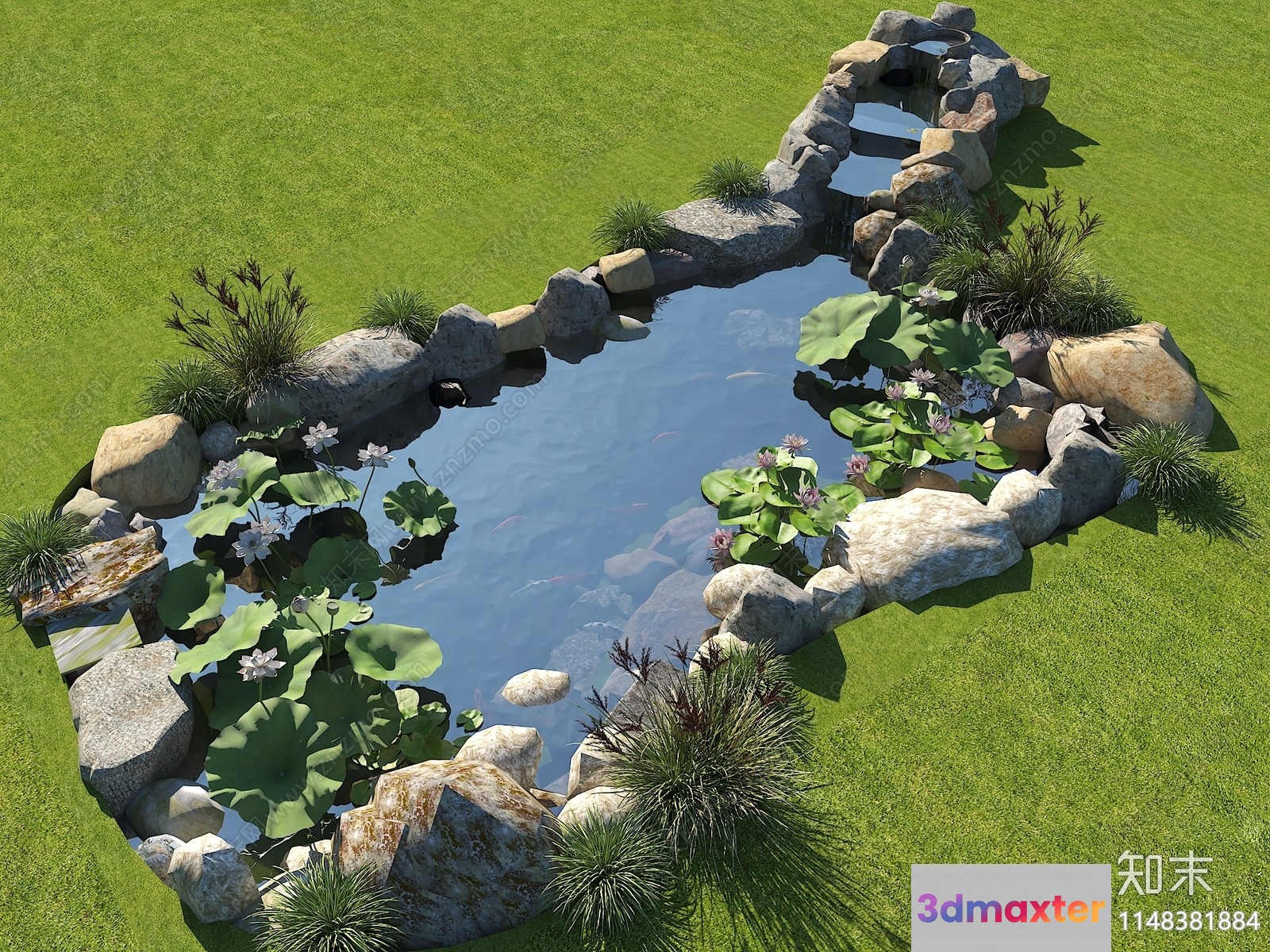 A Small Pond 3D Model - 8857 - VRAY Render