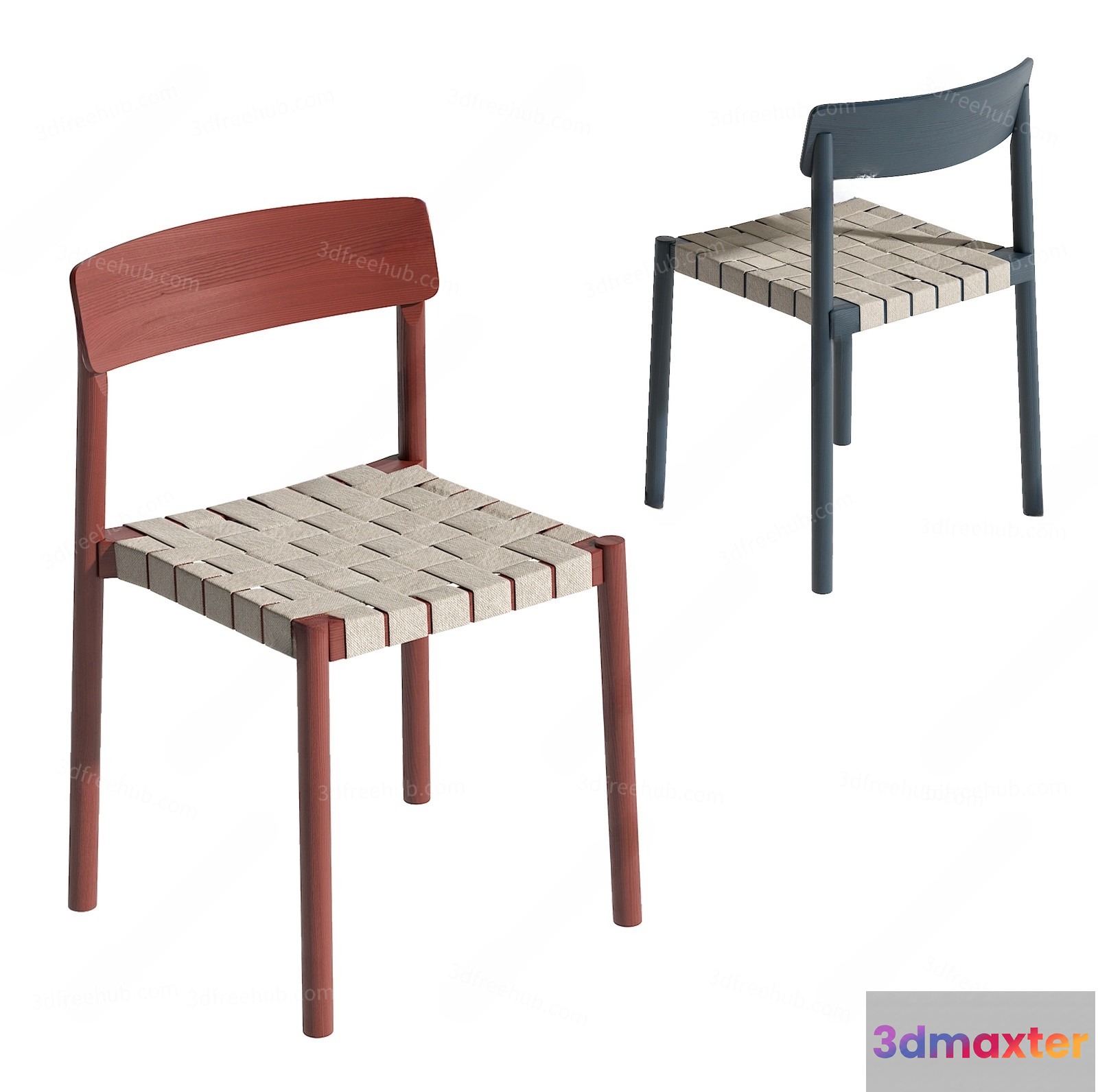 Modern Wooden Chair 3D Model - 23177 - VRAY Render