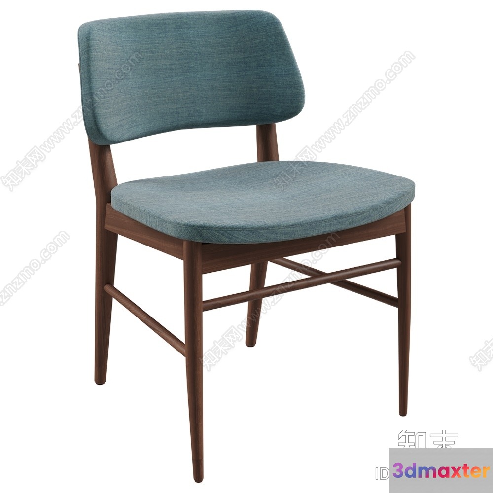 Wooden Dining Chair 3D Model - 19786 - VRAY Render